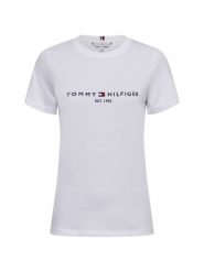 Tommy Hilfiger Koszulka Kobiety Bawełna biały, S. Białe t-shirty damskie Tommy Hilfiger, s, bez wzorów, z bawełny, bez kołnierzyka. Za 239.95 zł.