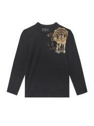 Guess Bluzka L6YI04 4K3709 Czarny Regular Fit. Czarne t-shirty dla chłopców Guess, z aplikacjami, z bawełny, bez ramiączek. Za 94.99 zł.