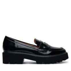 Loafersy DeeZee. Czarne mokasyny damskie DeeZee. Za 169.99 zł.