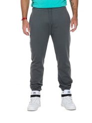Spodnie dresowe z bawełna z zamek błyskawiczny na co dzień. Czarne spodnie sportowe męskie LEONE 1947 APPAREL, m, bez wzorów, z bawełny, na fitness i siłownię. Za 357.85 zł.