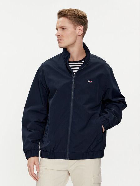 Tommy Jeans Kurtka bomber Essential DM0DM17982 Granatowy Regular Fit. Niebieskie kurtki męskie Tommy Jeans, l, bez wzorów, z jeansu, bez kaptura. Za 324.99 zł.