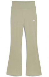 Damskie legginsy Puma Ess z wysokim stanem, rozkloszowane, zielone 2XL. Zielone legginsy damskie Puma, s, bez wzorów, z bawełny, z podwyższonym stanem, na jogę i pilates. Za 135.83 zł.