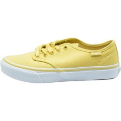 Trampki Vans Camden Stripe, Żółty, Kobiety. Żółte trampki i tenisówki damskie Vans, bez wzorów, z gumy, bez zapięcia. Za 244.85 zł.