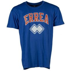 T-Shirt Errea Republic Tee Gfx 4 Man 63 Mc Ad Dorosłych. Niebieskie t-shirty męskie ERREA, m, bez wzorów, z bawełny, bez kołnierzyka. Za 205.99 zł.