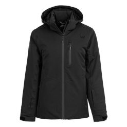 Kurtka narciarska damska Whistler Jada W-PRO 15000. Czarne kurtki snowboardowe damskie Whistler, bez wzorów, z elastanu, długie, bez kaptura, narciarskie. Za 589.99 zł.