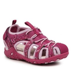 Sandały Geox. Żółte sandały damskie Geox, bez wzorów, bez obcasa, na płaskiej podeszwie, bez zapięcia. Za 459.99 zł.