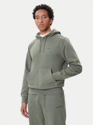 Mustang Bluza Bronson 1016966 Zielony Regular Fit. Zielone bluzy męskie Mustang, m, bez wzorów, z bawełny, bez kaptura. Za 219.99 zł.