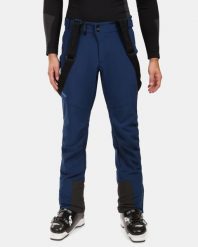 Męskie spodnie narciarskie softshell Kilpi RHEA-M. Niebieskie spodnie snowboardowe męskie Kilpi, m, bez wzorów, z gumy, narciarskie. Za 529.50 zł.