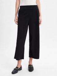 Soyaconcept® Spodnie culottes - Siham Kobiety Sztuczne włókno czarny, XXL. Czarne spodnie materiałowe damskie s, bez wzorów, z materiału. Za 199.95 zł.