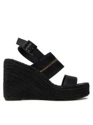 REPLAY Espadryle GWP4G.000.C0025T Czarny. Czarne espadryle damskie Replay, bez wzorów, z materiału, bez obcasa, bez zapięcia. Za 419.99 zł.