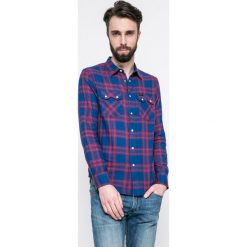 Lee - Koszula. Szare koszule męskie Lee, w kratkę, z bawełny, z klasycznym kołnierzykiem, z długim rękawem. W wyprzedaży za 149.90 zł.