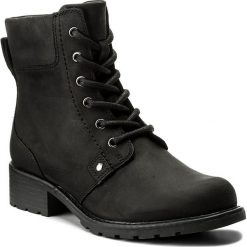 Botki CLARKS - Orinoco Spice 261109384 Black Leather. Botki damskie marki Clarks. W wyprzedaży za 309.00 zł.