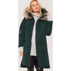 Pikowany płaszcz oversize - Khaki. Brązowe płaszcze damskie House. Za 359.99 zł.