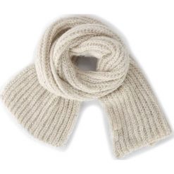 Szal LIU JO - Scarpia Mohair Paill A18253 M0300 Soia 21404. Brązowe szaliki i chusty damskie Liu Jo, bez wzorów, z materiału. W wyprzedaży za 119.00 zł.
