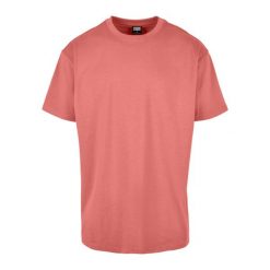 Męska Koszulka Oversize (zestaw 2 Sztuk). Czerwone koszulki sportowe męskie Urban Classics, m, bez wzorów, bez kołnierzyka, bez ramiączek, trekkingowe. Za 84.99 zł.