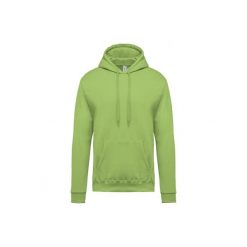 Bluza z kapturem Kariban. Zielone bluzy męskie KARIBAN, m, bez wzorów, z kapturem. Za 158.00 zł.