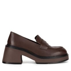 Mokasyny GINO ROSSI. Brązowe mokasyny damskie Gino Rossi. Za 329.99 zł.