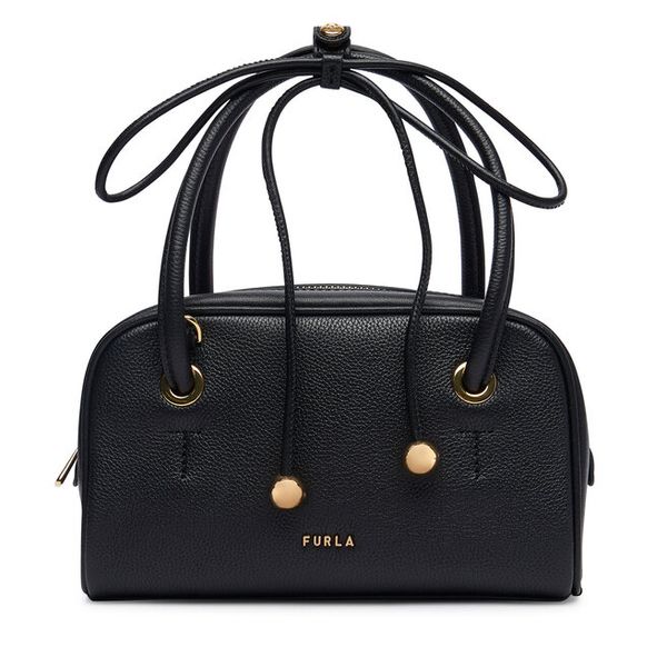 Torebka Furla. Czarne torebki do ręki damskie Furla, bez wzorów, klasyczne, bez dodatków. Za 1,169.00 zł.