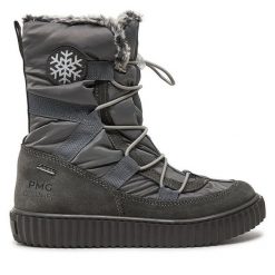 Śniegowce Primigi. Szare śniegowce dziewczęce Primigi, z gore-texu, bez zapięcia. Za 529.99 zł.