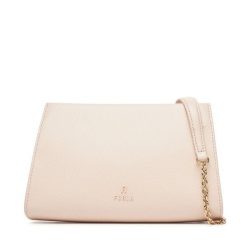 Torebka Furla. Brązowe listonoszki damskie Furla, bez wzorów, bez dodatków. Za 789.99 zł.
