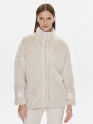 Bruuns Bazaar Futro Lyn BBW3679 Écru Regular Fit. Płaszcze damskie Bruuns Bazaar, m, bez wzorów, z futra, bez kaptura. Za 1,639.00 zł.