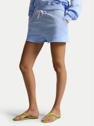 Polo Ralph Lauren Szorty sportowe 211965103502 Niebieski jasny Straight Fit. Niebieskie szorty sportowe damskie Polo Ralph Lauren, m, bez wzorów, z bawełny, sportowe. Za 599.99 zł.