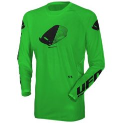 Koszulka UFO PLAST MX Radial, neonowa zieleń, M. Czarne koszule męskie UFO PLAST, m, bez wzorów, casualowe, bez kołnierzyka, bez ramiączek. Za 375.65 zł.