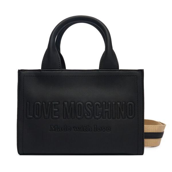 Torebka LOVE MOSCHINO. Czarne torebki do ręki damskie Love Moschino, bez wzorów, klasyczne, bez dodatków. Za 879.99 zł.