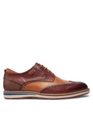 Pikolinos Półbuty M1T-4191C3 Brązowy. Brązowe eleganckie półbuty Pikolinos, ze skóry, wizytowe, bez zapięcia. Za 399.99 zł.