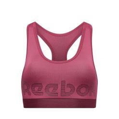 Koszulka treningowa damska Reebok Tiana. Czerwone koszulki sportowe damskie Reebok, l, bez wzorów, z materiału, bez kołnierzyka, bez ramiączek, do biegania. Za 119.99 zł.