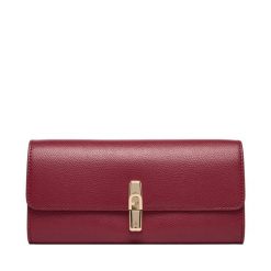 Portfel Furla. Czerwone portfele damskie Furla, bez wzorów. Za 849.99 zł.