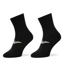 Skarpety krótkie Emporio Armani. Czarne skarpety męskie Emporio Armani, bez wzorów. Za 89.99 zł.