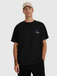 T-SHIRT MĘSKI 4F KOSZULKA BAWEŁNIANA S TTSHM2401. Niebieskie koszulki sportowe męskie 4f, m, bez wzorów, z bawełny, bez kołnierzyka, bez ramiączek, na fitness i siłownię. Za 182.98 zł.