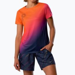 Koszulka do biegania damska Mizuno Summer Pack QD Tee. Brązowe koszulki sportowe damskie Mizuno, m, bez wzorów, z materiału, bez kołnierzyka, bez ramiączek, do biegania. Za 83.99 zł.