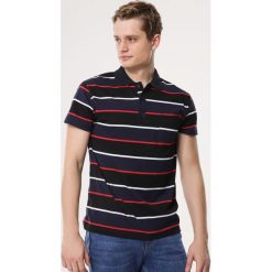 Granatowa Koszulka Unpowered. Koszulki polo męskie Born2be. Za 49.99 zł.