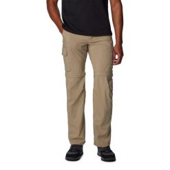 Spodnie Trekkingowe Męskie Columbia Silver Ridge Utility Convertible. Brązowe spodnie materiałowe męskie Columbia, m, bez wzorów. Za 309.99 zł.