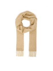 Patrizia Pepe Szalik 2F0124/8A681-B866 Beżowy. Brązowe rękawiczki damskie Patrizia Pepe, bez wzorów, z materiału. Za 829.99 zł.