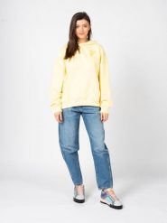 Bluza trekking damska Bakum. Żółte bluzy damskie Fila, xs, bez wzorów, z bawełny, z kapturem. Za 303.00 zł.