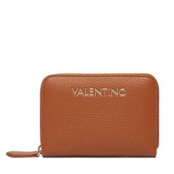 Portfel Valentino. Brązowe portfele damskie Valentino, bez wzorów. Za 239.99 zł.