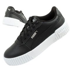 Buty Puma Carina 2.0 385849 05 czarne. Czarne obuwie sportowe damskie bez wzorów, z gumy. W wyprzedaży za 287.91 zł.