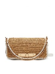 Aldo Torebka Sunbloom 13933760 Beżowy. Brązowe listonoszki damskie Aldo, bez wzorów, z tworzywa sztucznego, bez dodatków. Za 179.99 zł.