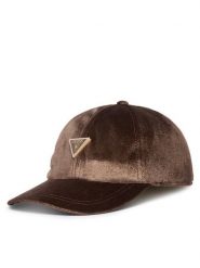 Guess Czapka z daszkiem AW5630 POL01 Brązowy. Brązowe rękawiczki damskie Guess, z aplikacjami, z poliesteru. Za 154.99 zł.