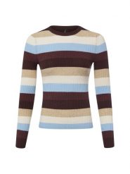 ONLY bluzka z dzianiny Kobiety wielokolorowy, XL. Bluzki damskie Only, xl, bez wzorów, z dzianiny, bez kołnierzyka, bez ramiączek. Za 149.95 zł.