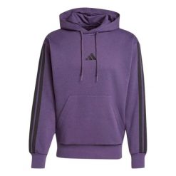 Bluza z kapturem adidas fioletowa męska. Fioletowe bluzy męskie Adidas, m, bez wzorów, z dzianiny, z kapturem. Za 195.99 zł.