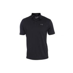 Koszulka polo, męska z krótkim rękawem Under Armour Performance Polo 2.0. Czarne koszulki polo męskie Under Armour, m, bez wzorów, z elastanu, sportowe, bez ramiączek. Za 233.75 zł.