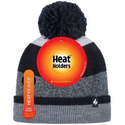 Czarny zimowy kapelusz dla kobiet - Izolacyjny i modny. Czarne czapki i kapelusze damskie HEAT HOLDERS, na zimę, bez wzorów, eleganckie. Za 163.99 zł.
