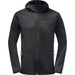 Kurtka softshell męska Jack Wolfskin Bornberg Hoody. Czarne kurtki męskie Jack Wolfskin, m, bez wzorów, z softshellu, sportowe, bez kaptura. Za 409.99 zł.