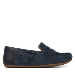 Mokasyny Mayoral. Niebieskie półbuty chłopięce Mayoral, bez wzorów, bez zapięcia. Za 269.99 zł.