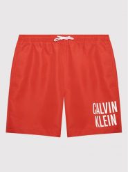Calvin Klein Swimwear Szorty kąpielowe Intense Power KV0KV00006 Czerwony Regular Fit. Czerwone kąpielówki dla chłopców Calvin Klein Swimwear, bez wzorów, z syntetyku. Za 129.99 zł.