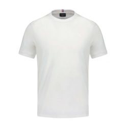 Koszulka Le Coq Sportif Essentiels. Białe koszulki sportowe męskie le coq sportif, s, bez wzorów, z materiału, bez kołnierzyka, bez ramiączek, na fitness i siłownię. Za 264.50 zł.